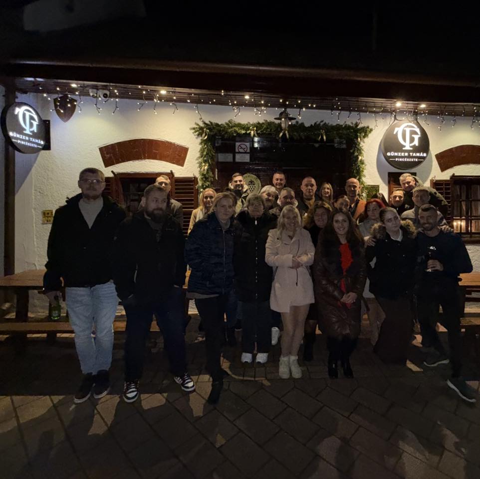 karácsonyi céges évzárónkat.